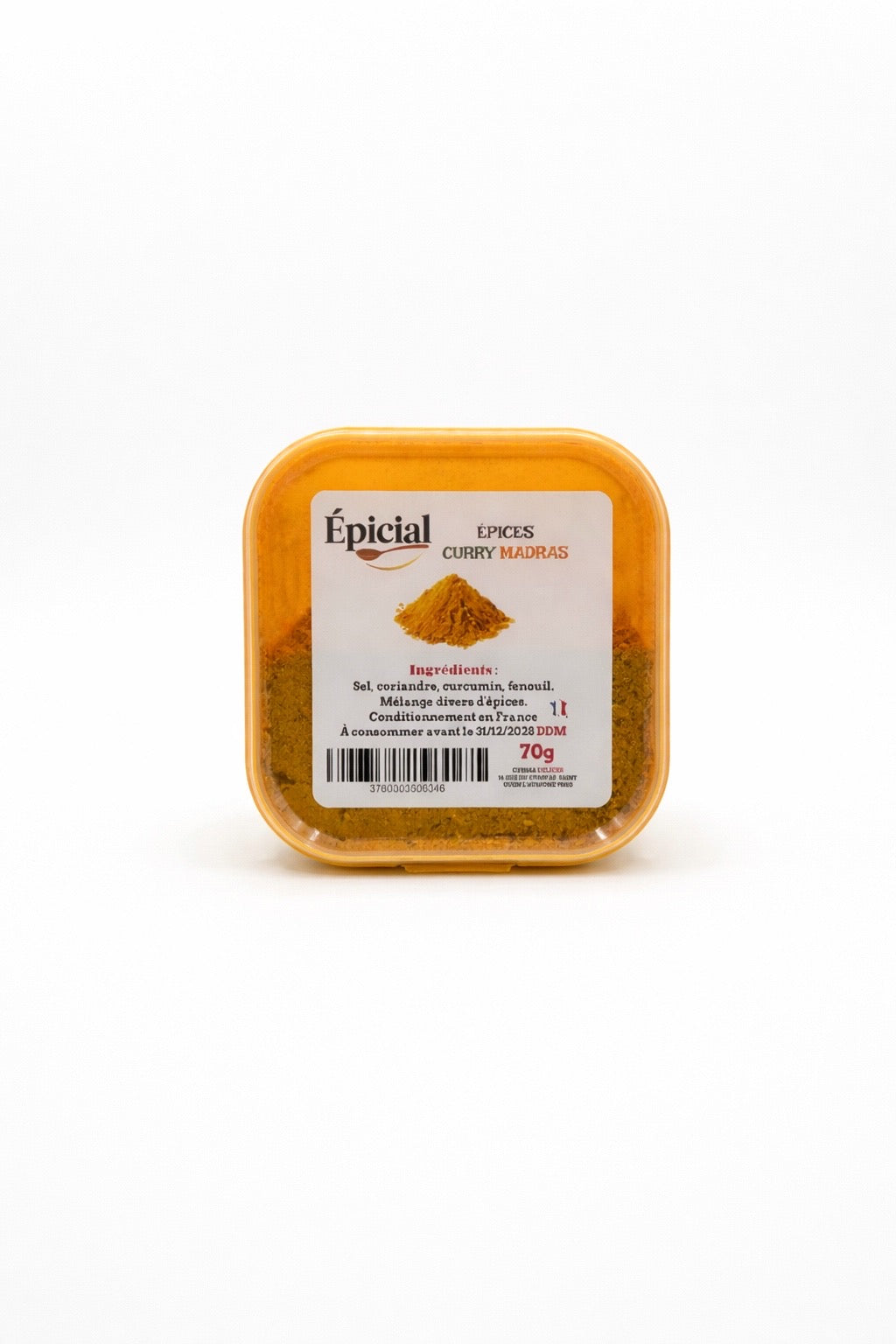 Épices Curry madras - Mélange 70g